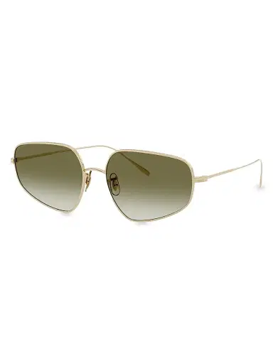 Oliver Peoples Women's Eylla 57MM Geometric Sunglasses - Gold Olive | Thumbnail 2 Oliver Peoples Women's Eylla 57MM Geometric Sunglasses - Gold Olive | Thumbnail 2