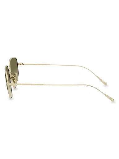 Oliver Peoples Women's Eylla 57MM Geometric Sunglasses - Gold Olive | Thumbnail 3 Oliver Peoples Women's Eylla 57MM Geometric Sunglasses - Gold Olive | Thumbnail 3