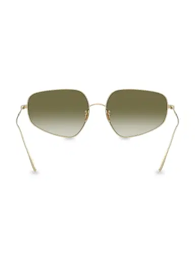 Oliver Peoples Women's Eylla 57MM Geometric Sunglasses - Gold Olive | Thumbnail 4 Oliver Peoples Women's Eylla 57MM Geometric Sunglasses - Gold Olive | Thumbnail 4