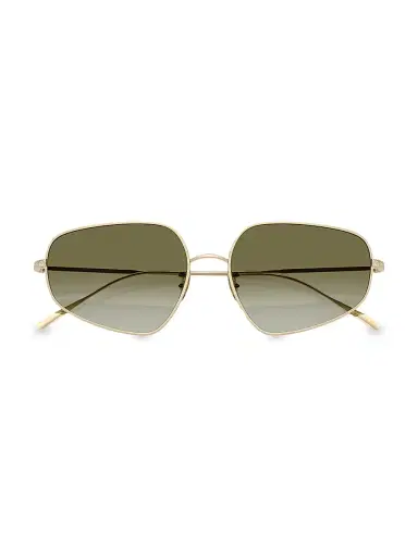 Oliver Peoples Women's Eylla 57MM Geometric Sunglasses - Gold Olive | Thumbnail 5 Oliver Peoples Women's Eylla 57MM Geometric Sunglasses - Gold Olive | Thumbnail 5