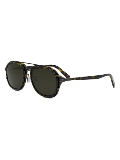 Dior Men's BlackSuit A4U 53MM Pilot Sunglasses - Dark Havana Green | Thumbnail 1 Dior Men's BlackSuit A4U 53MM Pilot Sunglasses - Dark Havana Green | Thumbnail 1