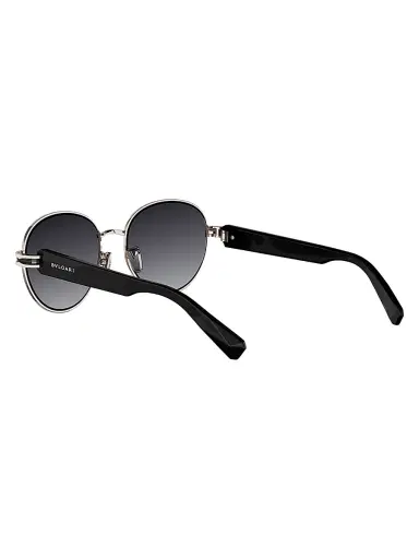 BVLGARI Men's B. Zero1 55MM Round Sunglasses | Thumbnail 4 BVLGARI Men's B. Zero1 55MM Round Sunglasses | Thumbnail 4
