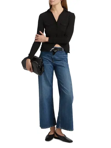 Nili Lotan Women's Liam Cotton Shirt | Thumbnail 2 Nili Lotan Women's Liam Cotton Shirt | Thumbnail 2