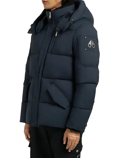 Moose Knuckles Men's Puffers Everest 3Q Puffer Jacket - Navy | Thumbnail 4 Moose Knuckles Men's Puffers Everest 3Q Puffer Jacket - Navy | Thumbnail 4