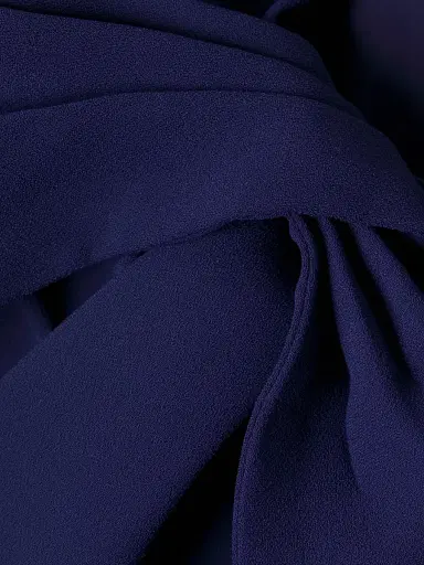 Shani Women's Crepe Bow Bodice Gown - Navy | Thumbnail 6 Shani Women's Crepe Bow Bodice Gown - Navy | Thumbnail 6
