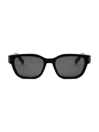 Dior Men's CD Icon S1I 54MM Geometric Sunglasses - Shiny Black Smoke | Thumbnail 2 Dior Men's CD Icon S1I 54MM Geometric Sunglasses - Shiny Black Smoke | Thumbnail 2