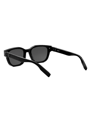 Dior Men's CD Icon S1I 54MM Geometric Sunglasses - Shiny Black Smoke | Thumbnail 5 Dior Men's CD Icon S1I 54MM Geometric Sunglasses - Shiny Black Smoke | Thumbnail 5