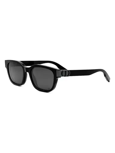 Dior Men's CD Icon S1I 54MM Geometric Sunglasses - Shiny Black Smoke | Thumbnail 1 Dior Men's CD Icon S1I 54MM Geometric Sunglasses - Shiny Black Smoke | Thumbnail 1