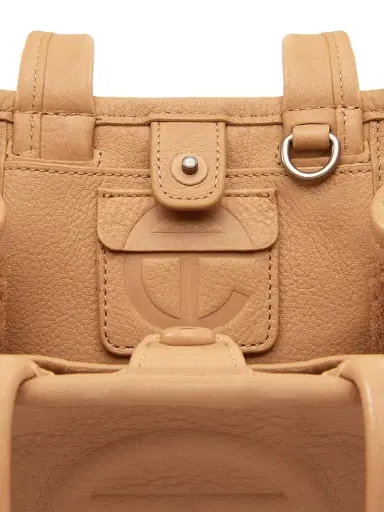 TELFAR Men's Small Carry Logo Leather Bag | Thumbnail 6 TELFAR Men's Small Carry Logo Leather Bag | Thumbnail 6