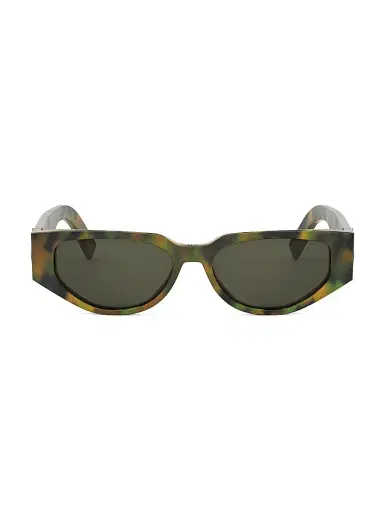 Dior Men's CD Diamond S7I Geometric Sunglasses - Camo Havana Green | Thumbnail 2 Dior Men's CD Diamond S7I Geometric Sunglasses - Camo Havana Green | Thumbnail 2