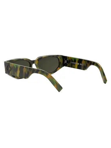 Dior Men's CD Diamond S7I Geometric Sunglasses - Camo Havana Green | Thumbnail 4 Dior Men's CD Diamond S7I Geometric Sunglasses - Camo Havana Green | Thumbnail 4