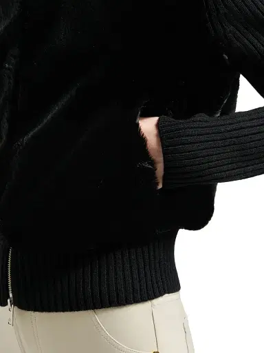 Moose Knuckles Women's Dua Bunny Wool-Cashmere Zip Cardigan | Thumbnail 8 Moose Knuckles Women's Dua Bunny Wool-Cashmere Zip Cardigan | Thumbnail 8