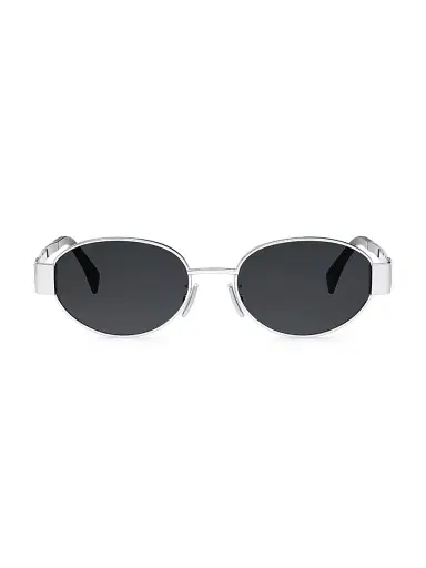Celine Men's Triomphe 54MM Oval Sunglasses | Thumbnail 1 Celine Men's Triomphe 54MM Oval Sunglasses | Thumbnail 1
