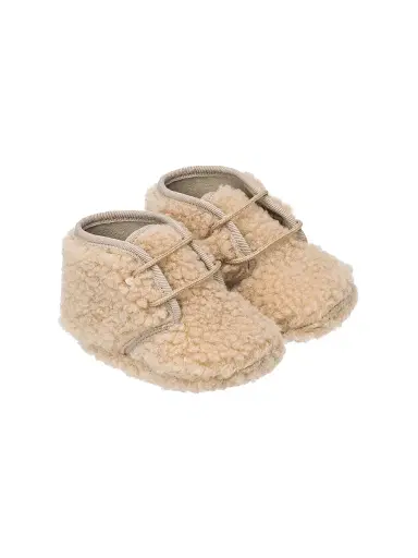 Elephantito Baby Girl's Faux-Shearling Booties - Beige 4.5 (Baby) | Thumbnail 1 Elephantito Baby Girl's Faux-Shearling Booties - Beige 4.5 (Baby) | Thumbnail 1
