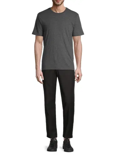 Vince Men's Crewneck Short-Sleeve T-Shirt - Carbon | Thumbnail 2 Vince Men's Crewneck Short-Sleeve T-Shirt - Carbon | Thumbnail 2