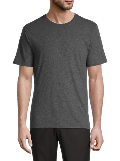 Vince Men's Crewneck Short-Sleeve T-Shirt - Carbon | Thumbnail 3 Vince Men's Crewneck Short-Sleeve T-Shirt - Carbon | Thumbnail 3