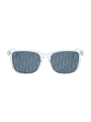Dior Men's Tag SU 56MM Geometric Sunglasses - Blue Transparent | Thumbnail 2 Dior Men's Tag SU 56MM Geometric Sunglasses - Blue Transparent | Thumbnail 2