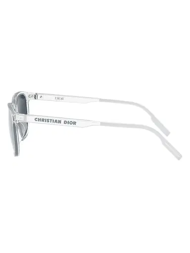 Dior Men's Tag SU 56MM Geometric Sunglasses - Blue Transparent | Thumbnail 3 Dior Men's Tag SU 56MM Geometric Sunglasses - Blue Transparent | Thumbnail 3