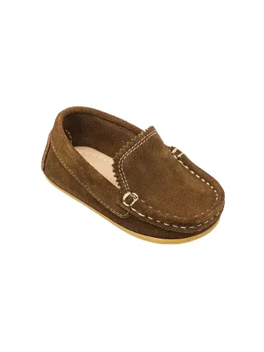 Elephantito Baby's Antton Suede Driving Loafers - Suede Chesnut 6.5 (Baby) | Thumbnail 1 Elephantito Baby's Antton Suede Driving Loafers - Suede Chesnut 6.5 (Baby) | Thumbnail 1