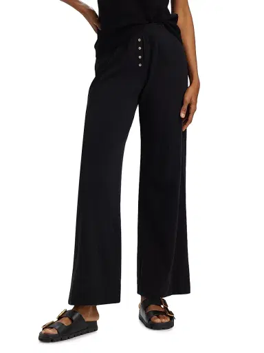 LESET Women's Boxer Rib-Knit Pants - Black - Size XL | Thumbnail 3 LESET Women's Boxer Rib-Knit Pants - Black - Size XL | Thumbnail 3