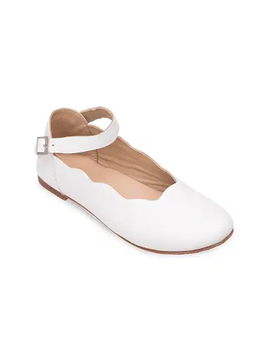 Elephantito Baby's, Little Girl's & Girl's Ondina Leather Flats - White 6 (Baby) | Thumbnail 1 Elephantito Baby's, Little Girl's & Girl's Ondina Leather Flats - White 6 (Baby) | Thumbnail 1