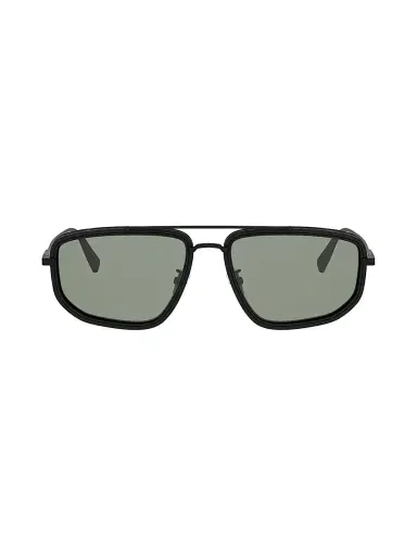 BVLGARI Women's B. Zero1 57MM Rectangular Sunglasses - Matte Black Green | Thumbnail 2 BVLGARI Women's B. Zero1 57MM Rectangular Sunglasses - Matte Black Green | Thumbnail 2