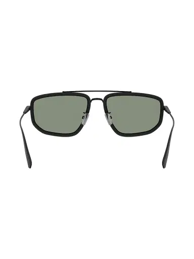 BVLGARI Women's B. Zero1 57MM Rectangular Sunglasses - Matte Black Green | Thumbnail 5 BVLGARI Women's B. Zero1 57MM Rectangular Sunglasses - Matte Black Green | Thumbnail 5