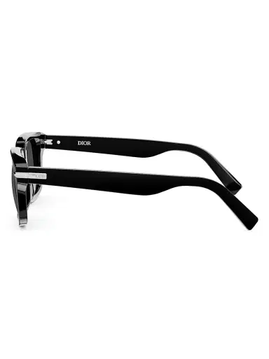 Dior Men's BlackSuit S16I Rectangular Sunglasses - Shiny Black And Smoke | Thumbnail 3 Dior Men's BlackSuit S16I Rectangular Sunglasses - Shiny Black And Smoke | Thumbnail 3