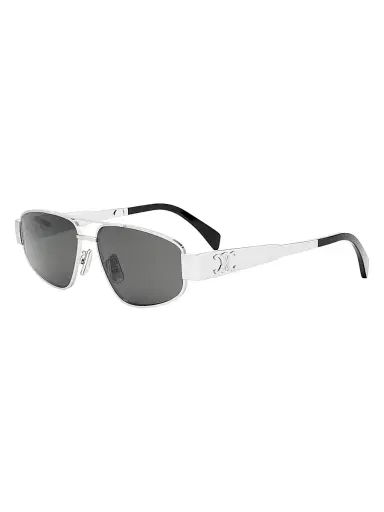 Celine Men's Metal Triomphe 57MM Pilot Sunglasses | Thumbnail 1 Celine Men's Metal Triomphe 57MM Pilot Sunglasses | Thumbnail 1