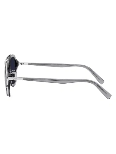 Dior Men's BlackSuit A4U 53MM Pilot Sunglasses - Grey Blue | Thumbnail 3 Dior Men's BlackSuit A4U 53MM Pilot Sunglasses - Grey Blue | Thumbnail 3