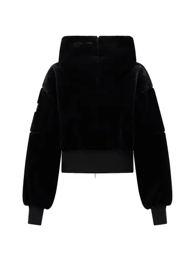 Moose Knuckles Women's Bunny Rose De Lima Faux-Fur Jacket - Black - Size XL | Thumbnail 3 Moose Knuckles Women's Bunny Rose De Lima Faux-Fur Jacket - Black - Size XL | Thumbnail 3