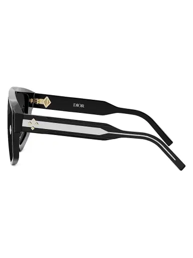 Dior Men's CD Diamond M1U Mask Sunglasses - Black Dark Grey | Thumbnail 3 Dior Men's CD Diamond M1U Mask Sunglasses - Black Dark Grey | Thumbnail 3