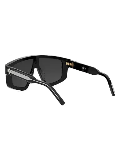 Dior Men's CD Diamond M1U Mask Sunglasses - Black Dark Grey | Thumbnail 4 Dior Men's CD Diamond M1U Mask Sunglasses - Black Dark Grey | Thumbnail 4