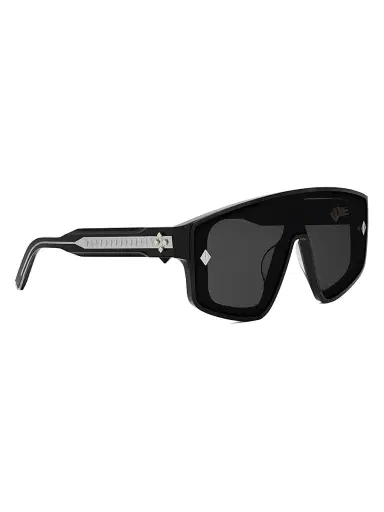 Dior Men's CD Diamond M1U Mask Sunglasses - Black Dark Grey | Thumbnail 8 Dior Men's CD Diamond M1U Mask Sunglasses - Black Dark Grey | Thumbnail 8