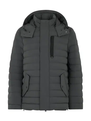 Moose Knuckles Men's Active Flex Greystone Puffer Jacket - Cement | Thumbnail 1 Moose Knuckles Men's Active Flex Greystone Puffer Jacket - Cement | Thumbnail 1
