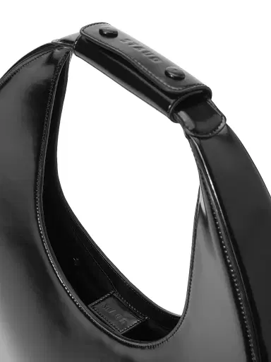 Staud Women's Moon Leather Tote Bag - Black | Thumbnail 3 Staud Women's Moon Leather Tote Bag - Black | Thumbnail 3