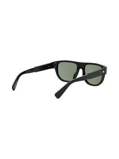 BVLGARI Women's Aluminium 55MM Rectangular Sunglasses - Shiny Black Green | Thumbnail 6 BVLGARI Women's Aluminium 55MM Rectangular Sunglasses - Shiny Black Green | Thumbnail 6