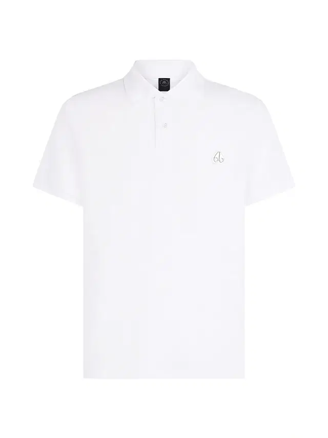 Men's Everett Logo Polo Shirt - White Men's Everett Logo Polo Shirt - White