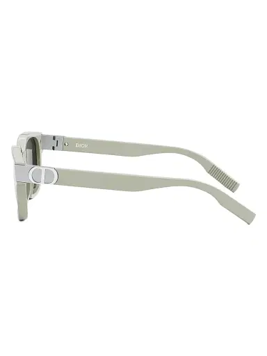 Dior Men's CD Icon S1I 54MM Geometric Sunglasses - Shiny Beige Smoke Mirror | Thumbnail 4 Dior Men's CD Icon S1I 54MM Geometric Sunglasses - Shiny Beige Smoke Mirror | Thumbnail 4