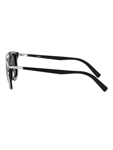Dior Men's BlackSuit S14I 49MM Square Sunglasses - Shiny Black And Smoke | Thumbnail 3 Dior Men's BlackSuit S14I 49MM Square Sunglasses - Shiny Black And Smoke | Thumbnail 3