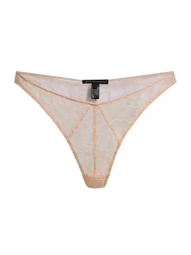 Kiki de Montparnasse Women's Mon Cheri Sheer Lace Briefs - Blush | Thumbnail 1 Kiki de Montparnasse Women's Mon Cheri Sheer Lace Briefs - Blush | Thumbnail 1