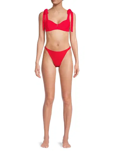 BEACH RIOT Women's Blair Bikini Top - Red - Size Large | Thumbnail 2 BEACH RIOT Women's Blair Bikini Top - Red - Size Large | Thumbnail 2