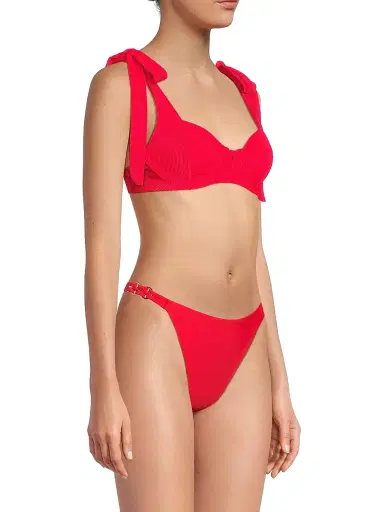 BEACH RIOT Women's Blair Bikini Top - Red - Size Large | Thumbnail 4 BEACH RIOT Women's Blair Bikini Top - Red - Size Large | Thumbnail 4