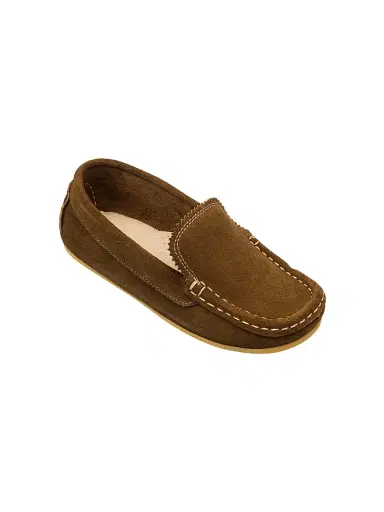 Elephantito Little Kid's & Kid's Antton Suede Driving Loafers - Suede Chesnut 6 (Child) | Thumbnail 1 Elephantito Little Kid's & Kid's Antton Suede Driving Loafers - Suede Chesnut 6 (Child) | Thumbnail 1