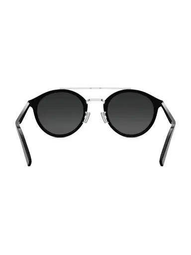 Dior Men's BlackSuit R7U 50MM Round Sunglasses - Shiny Black Smoke | Thumbnail 5 Dior Men's BlackSuit R7U 50MM Round Sunglasses - Shiny Black Smoke | Thumbnail 5