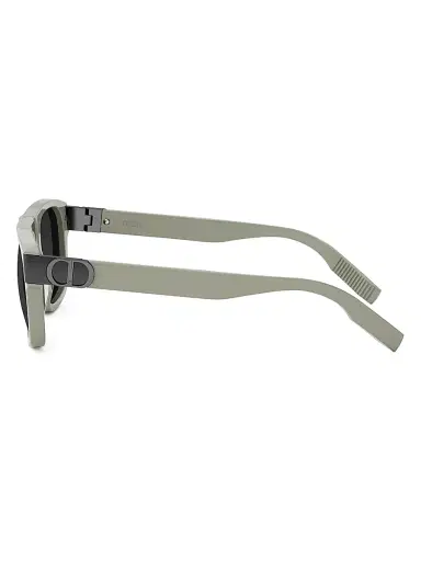 Dior Men's CD Icon S3I 55MM Square Sunglasses - Sage Dark Grey | Thumbnail 3 Dior Men's CD Icon S3I 55MM Square Sunglasses - Sage Dark Grey | Thumbnail 3
