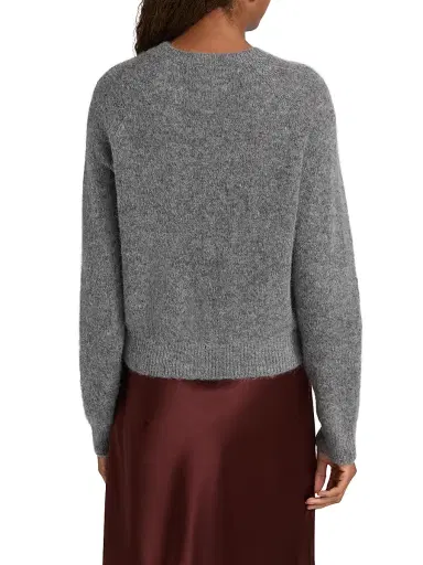 DÔEN Women's Petra Knit Cardigan - Dark Heather Grey - Size XS | Thumbnail 5 DÔEN Women's Petra Knit Cardigan - Dark Heather Grey - Size XS | Thumbnail 5