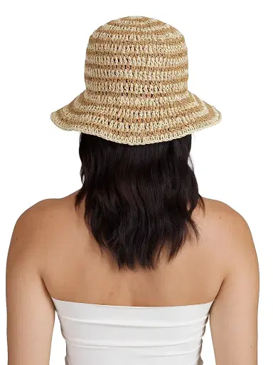 Eugenia Kim Women's Jonah Crochet Bucket Hat - Natural Camel | Thumbnail 5 Eugenia Kim Women's Jonah Crochet Bucket Hat - Natural Camel | Thumbnail 5