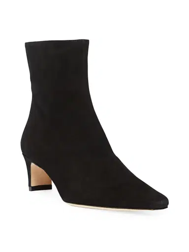 Staud Women's Wally 45MM Suede Ankle Boots - Black - Size 10.5 | Thumbnail 2 Staud Women's Wally 45MM Suede Ankle Boots - Black - Size 10.5 | Thumbnail 2