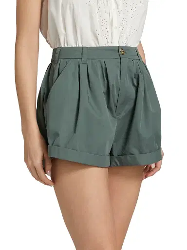 DÔEN Women's Paige Bubble Shorts - Lagoon | Thumbnail 4 DÔEN Women's Paige Bubble Shorts - Lagoon | Thumbnail 4